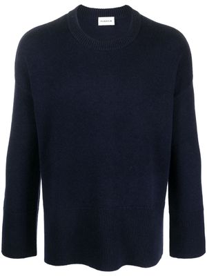 P.A.R.O.S.H. long-sleeve wool-cashmere crew-neck jumper - Blue