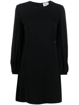 P.A.R.O.S.H. long-sleeved A-line mini dress - Black