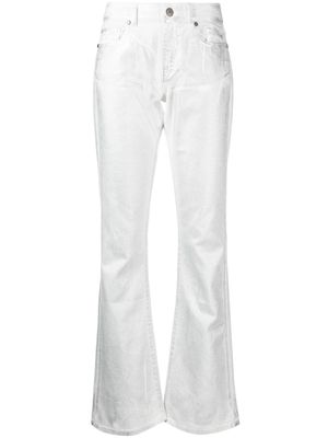 P.A.R.O.S.H. low-rise bootcut-leg jeans - White