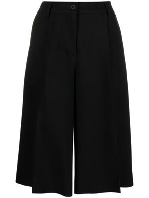 P.A.R.O.S.H. low-rise wide-leg tailored shorts - Black