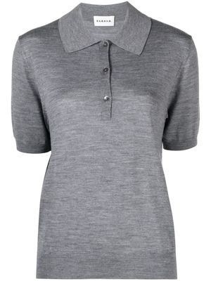 P.A.R.O.S.H. marl-knit polo shirt - Grey