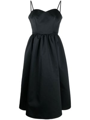 P.A.R.O.S.H. mid-length flared dress - Black
