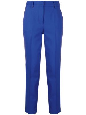 P.A.R.O.S.H. mid-rise slim-fit trousers - Blue
