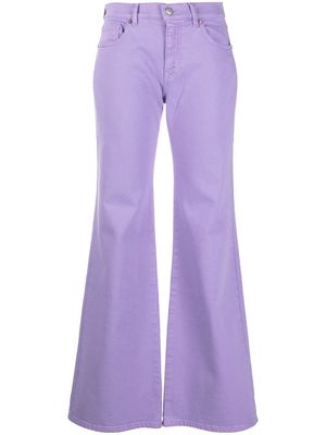 P.A.R.O.S.H. mid-rise wide-leg jeans - Purple