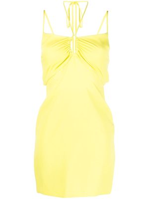 P.A.R.O.S.H. multiple-strap mini dress - Yellow
