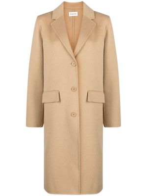 P.A.R.O.S.H. notched-lapels single-breasted coat - Brown