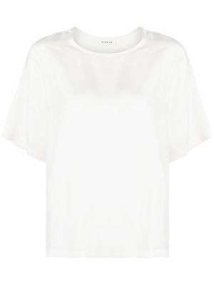 P.A.R.O.S.H. oversize silk blouse - White