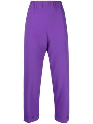 P.A.R.O.S.H. Palmer slim-cut trousers - Purple
