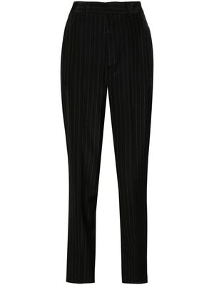 P.A.R.O.S.H. pinstripe tapered trousers - Black