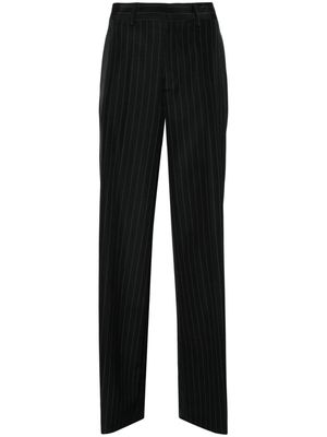 P.A.R.O.S.H. pinstripe wide-leg trousers - Black
