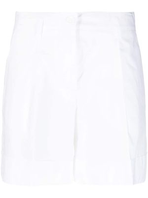 P.A.R.O.S.H. pleat-detail cotton chino shorts - White