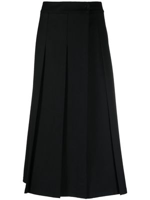 P.A.R.O.S.H. pleated maxi skirt - Black