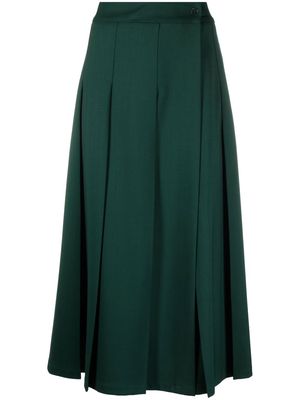 P.A.R.O.S.H. pleated maxi skirt - Green