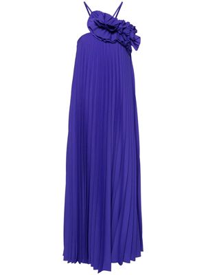 P.A.R.O.S.H. plissé maxi dress - Purple