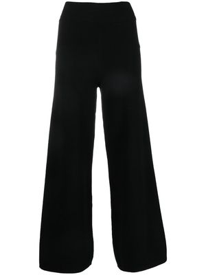 P.A.R.O.S.H. Rally wide-leg jersey trousers - Black