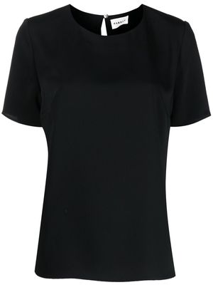 P.A.R.O.S.H. rear-vent short-sleeved T-shirt - Black