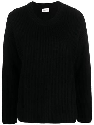 P.A.R.O.S.H. ribbed-knit cashmere sweatshirt - Black