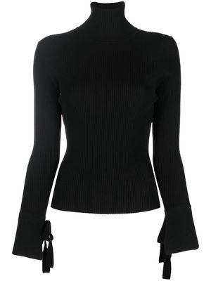 P.A.R.O.S.H. ribbed-knit roll-neck jumper - Black