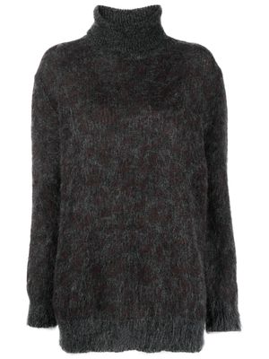 P.A.R.O.S.H. roll-neck knitted jumper - Grey