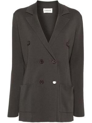 P.A.R.O.S.H. Roma double-breasted blazer - Grey