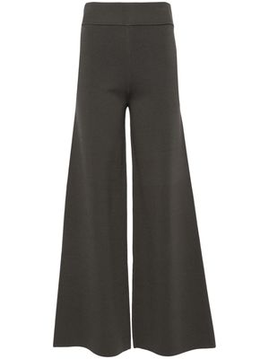 P.A.R.O.S.H. Roma high-waist knitted trousers - Grey
