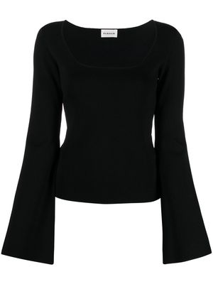 P.A.R.O.S.H. Roma wide-sleeve jumper - Black