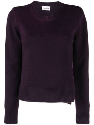 P.A.R.O.S.H. round-neck long-sleeve jumper - Purple