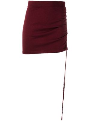 P.A.R.O.S.H. ruched mini skirt - Red