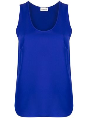 P.A.R.O.S.H. scoop neck tank top - Blue