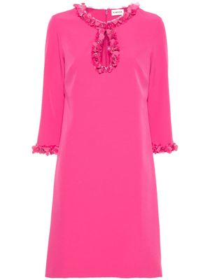 P.A.R.O.S.H. sequin-detail crepe dress - Pink