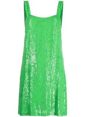 P.A.R.O.S.H. sequin-embellished shift dress - Green