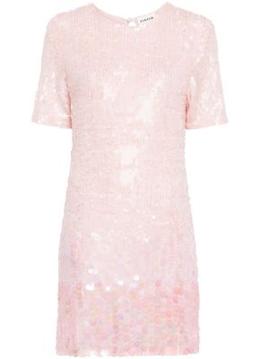 P.A.R.O.S.H. sequin mini dress - Pink