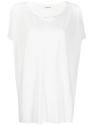 P.A.R.O.S.H. short-sleeve knitted blouse - White