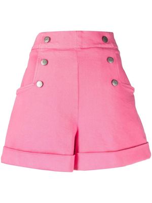 P.A.R.O.S.H. side-button shorts - Pink