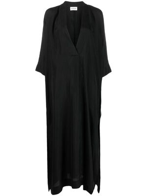 P.A.R.O.S.H. silk kaftan dress - Black