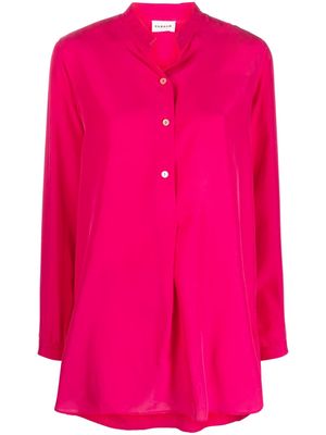 P.A.R.O.S.H. silk tunic shirt - Pink