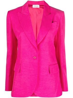 P.A.R.O.S.H. single-breasted blazer - Pink