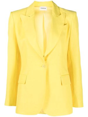P.A.R.O.S.H. single-breasted blazer - Yellow