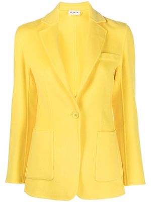 P.A.R.O.S.H. single-breasted wool blazer - Yellow
