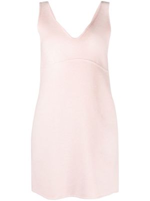 P.A.R.O.S.H. sleeveless wool minidress - Pink