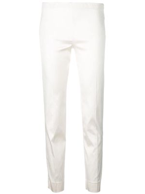 P.A.R.O.S.H. slim-fit trousers - White