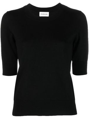 P.A.R.O.S.H. slim-fit wool knitted top - Black