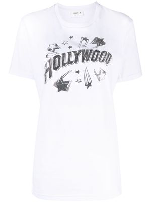 P.A.R.O.S.H. slogan-print cotton T-shirt - White