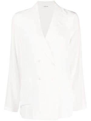 P.A.R.O.S.H. Sofia slouch double-breasted blazer - White