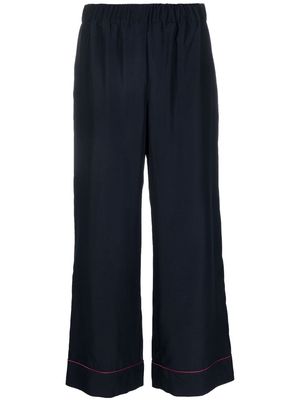 P.A.R.O.S.H. straight-leg cropped trousers - Blue