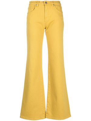 P.A.R.O.S.H. straight-leg denim jeans - Yellow