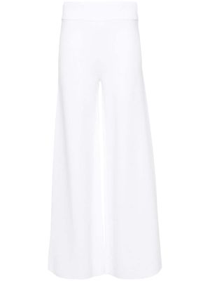 P.A.R.O.S.H. straight-leg knitted trousers - White