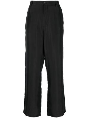 P.A.R.O.S.H. straight-leg silk trousers - Black
