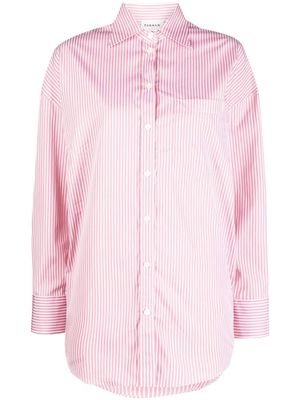 P.A.R.O.S.H. striped button-up shirt - Pink