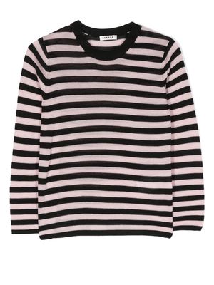 P.A.R.O.S.H. striped fine-knit wool jumper - Pink